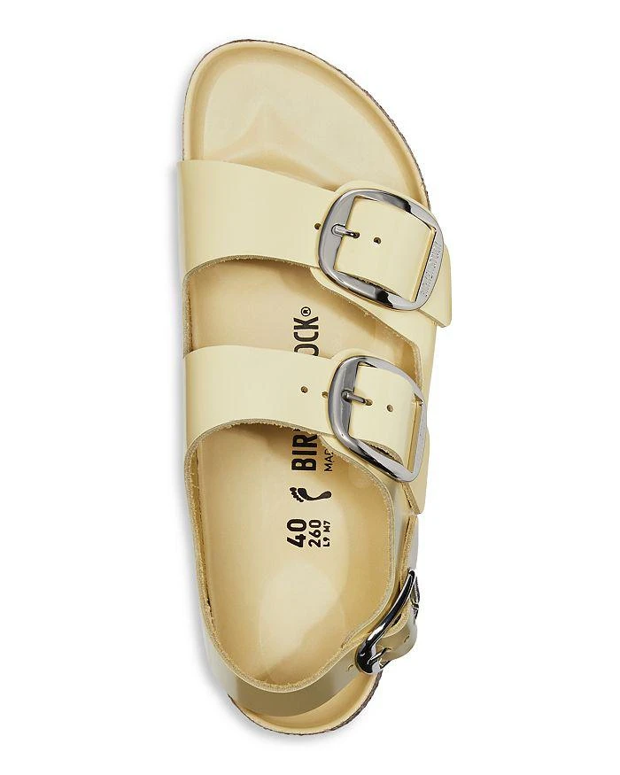商品Birkenstock|Women's Milano High Shine Big Buckle Sandals,价格¥678,第5张图片详细描述