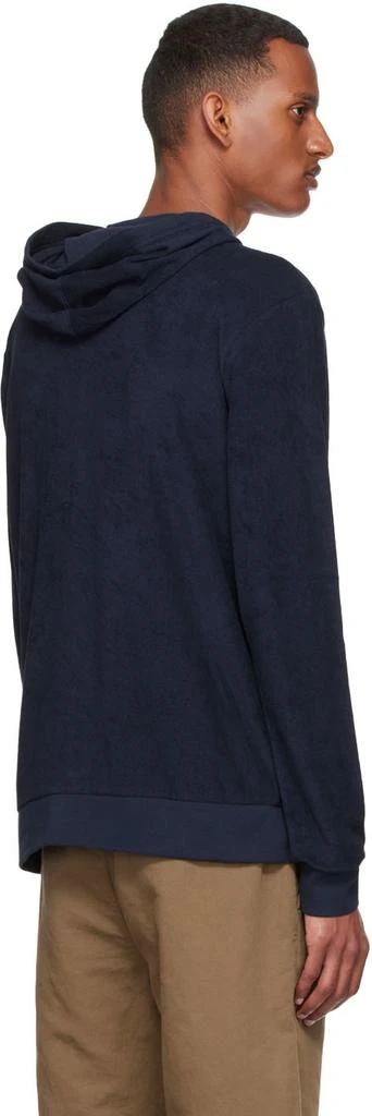 商品Sunspel|Navy Towelling Zip Jacket,价格¥425,第3张图片详细描述