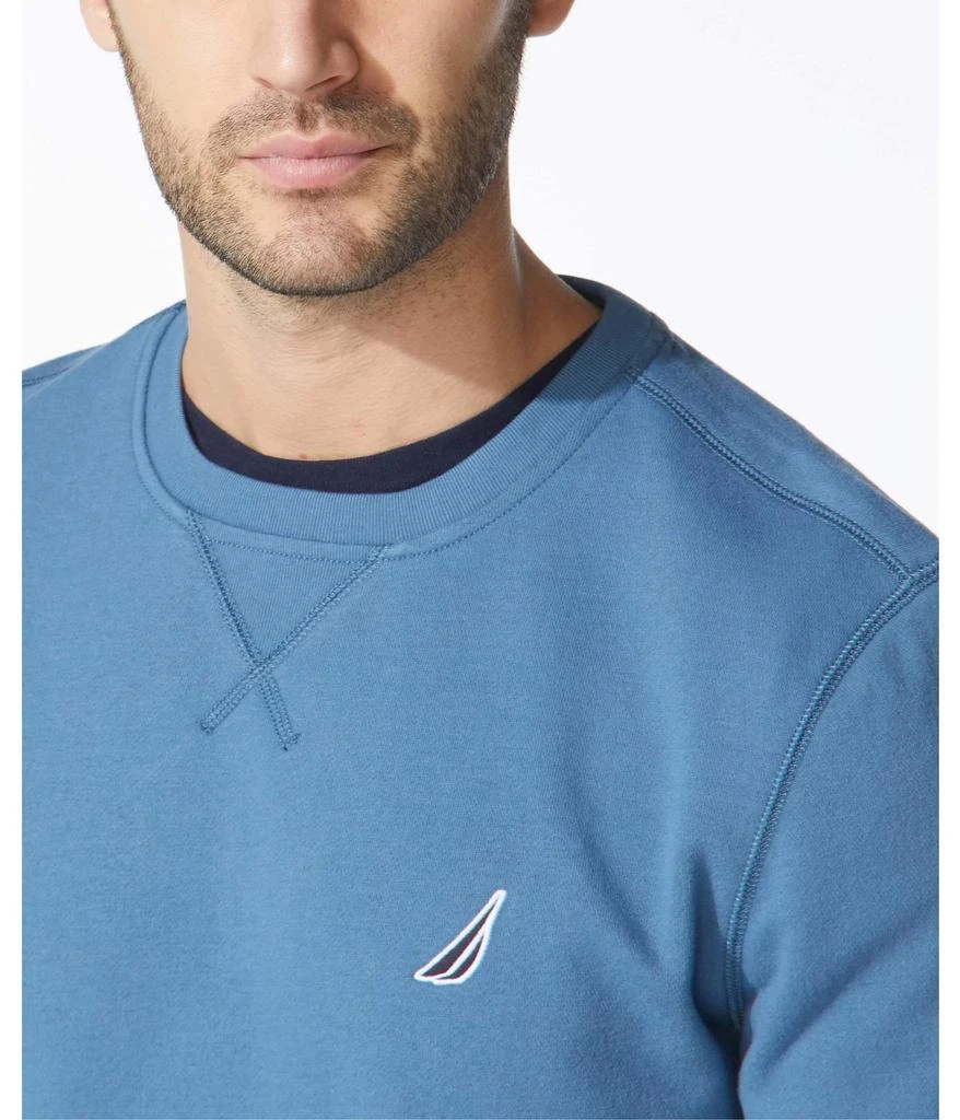 商品Nautica|Men's Basic Crew Neck Fleece Sweatshirt,价格¥221,第2张图片详细描述
