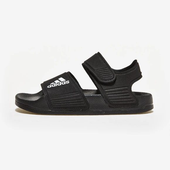 商品Adidas|【Brilliant|包邮包税】阿迪达斯 ADILETTE SANDAL K 儿童  凉鞋 沙滩鞋 运动凉鞋 拖鞋  GW0344 CBLACK/FTWWHT/CBLACK,价格¥238,第1张图片