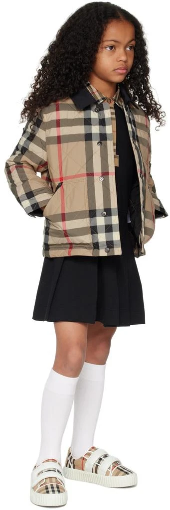 商品Burberry|Kids Beige Check Jacket,价格¥4654,第4张图片详细描述