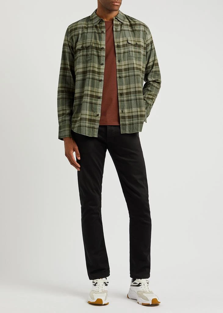 商品Paige|Everett green checked flannel shirt,价格¥1193,第4张图片详细描述