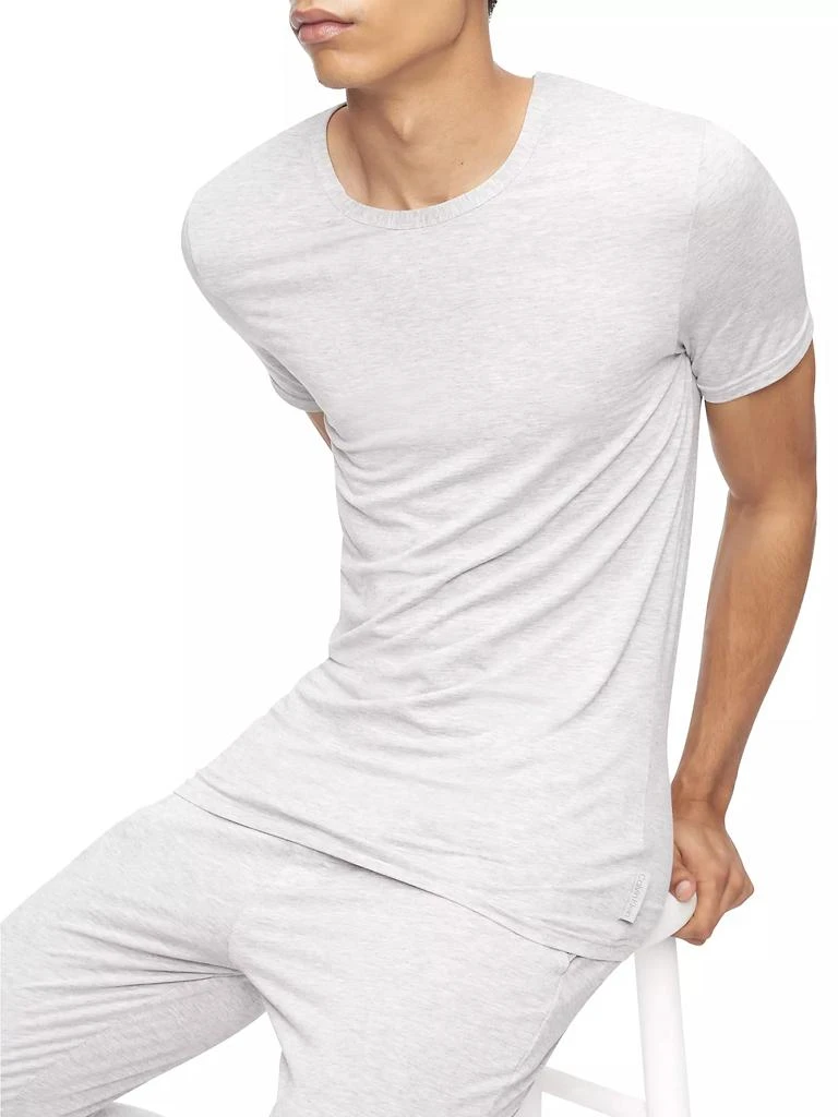 商品Calvin Klein|Ultra-Soft Modern Lounge Crewneck T-Shirt,价格¥186,第5张图片详细描述