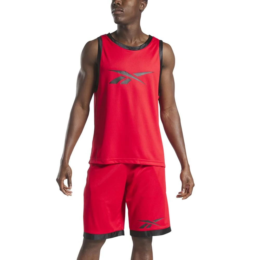 商品Reebok|Men's Basketball Mesh Logo Tank,价格¥79,第5张图片详细描述