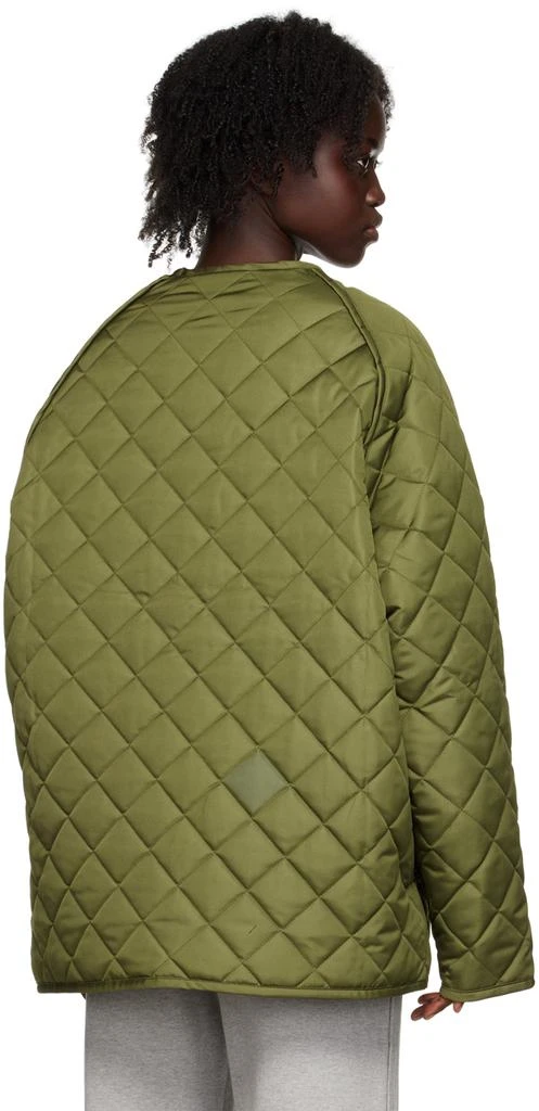 商品TRUNK PROJECT|SSENSE Exclusive Khaki Quilted Jacket,价格¥721,第3张图片详细描述