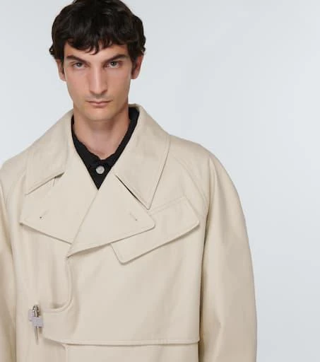 商品Givenchy|U-lock cotton twill trench coat,价格¥19878,第5张图片详细描述