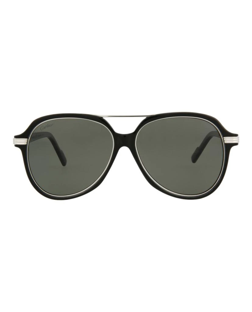 商品Cartier|Aviator-Style Acetate Sunglasses,价格¥1954,第1张图片