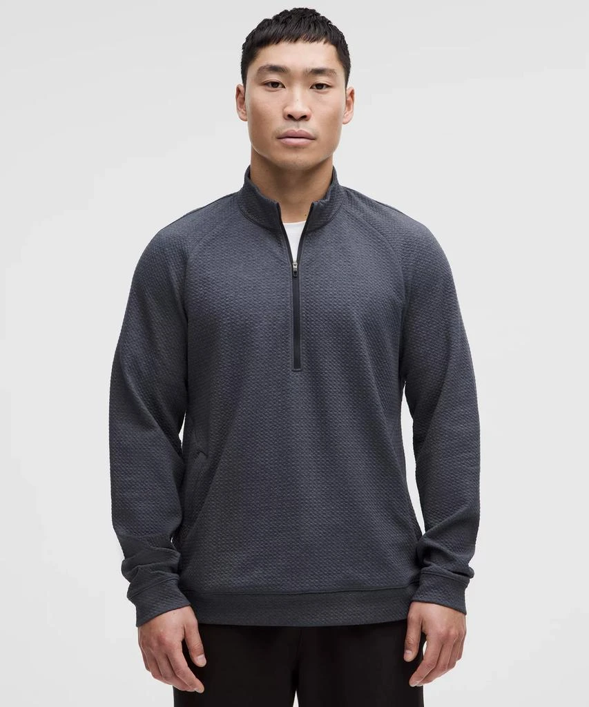 商品Lululemon|Textured Double-Knit Cotton Half Zip,价格¥984,第1张图片