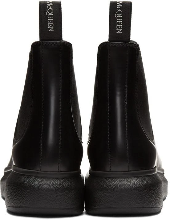 商品Alexander McQueen|Black Hybrid Chelsea Boots,价格¥4672,第4张图片详细描述