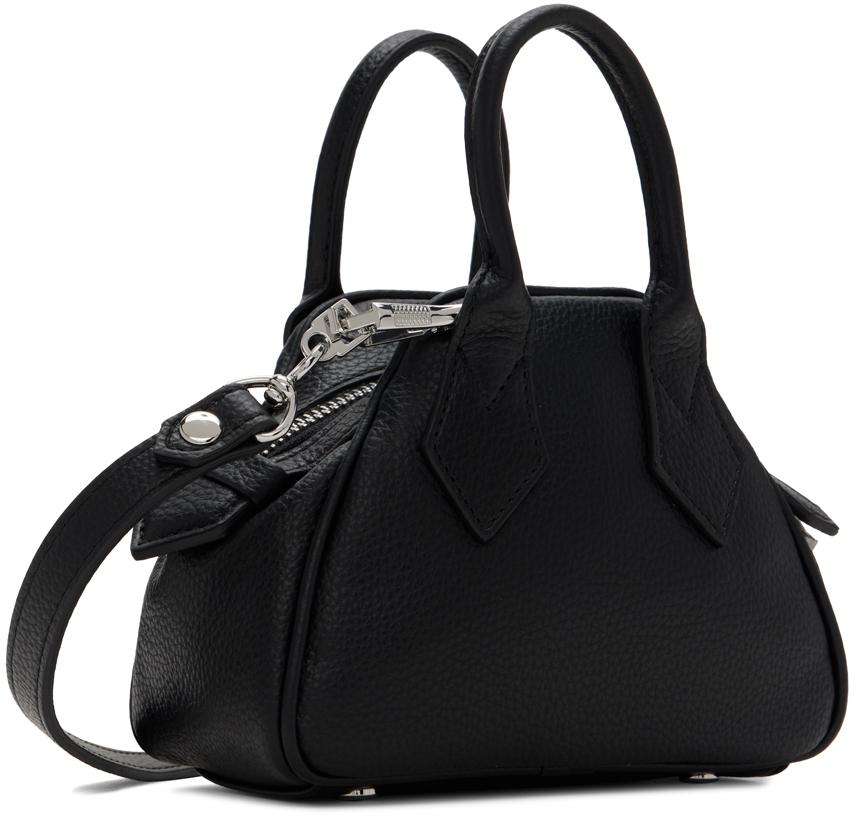 Black Mini Yasmine Top Handle Bag商品第3张图片规格展示
