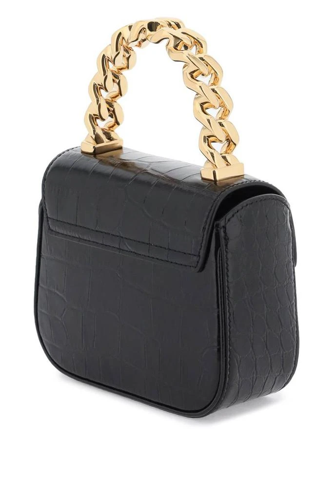 商品Versace|Versace croco-embossed leather 'la medusa' mini bag,价格¥9844,第2张图片详细描述