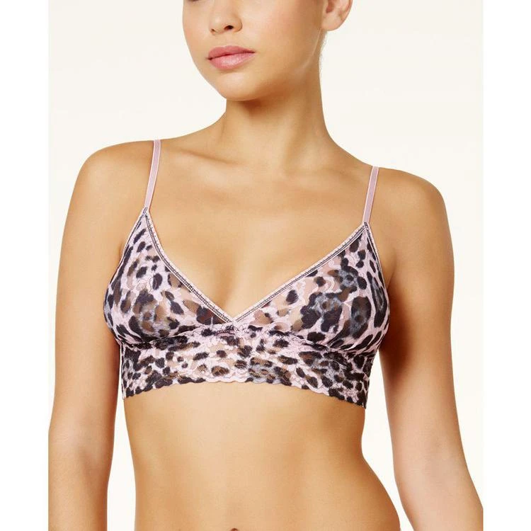商品Hanky Panky|Pretty Leopard-Print Bralette 9G7426,价格¥214,第1张图片