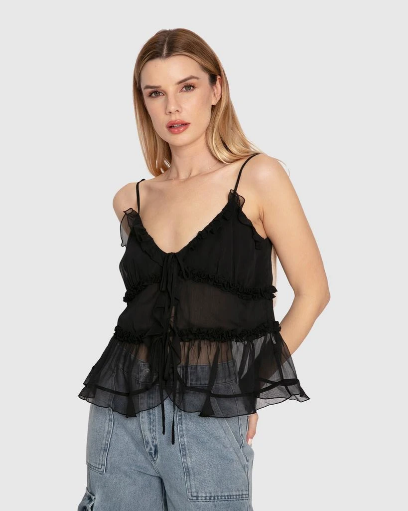 商品Belle&Bloom|Heart Of Glass Chiffon Cami,价格¥557,第1张图片