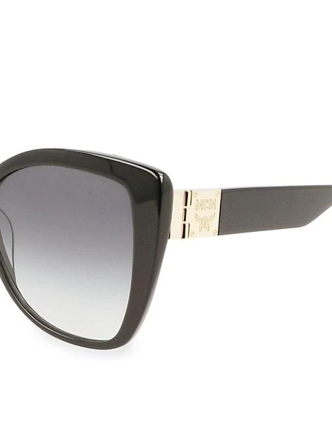 商品MCM|Logoplaque 52MM Square Sunglasses,价格¥2166,第3张图片详细描述