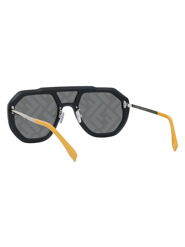 商品Fendi|Logo Pilot Mask Sunglasses,价格¥3915,第5张图片详细描述