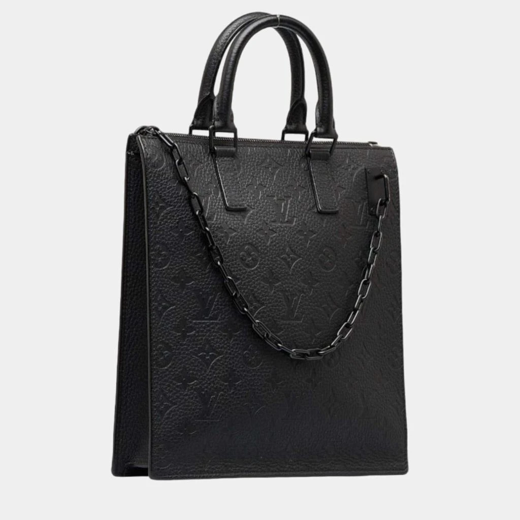 商品[二手商品] Louis Vuitton|Louis Vuitton Black Leather Monogram Empreinte Sac Plat Messenger Crossbody Bag,价格¥23378,第2张图片详细描述