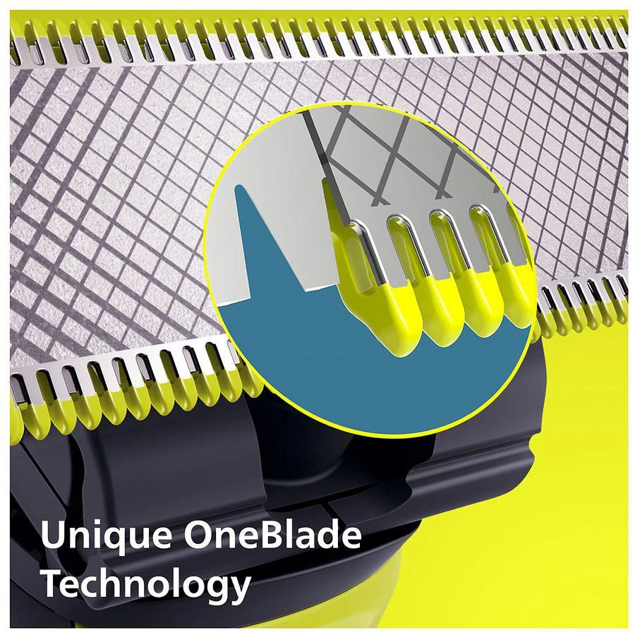 商品Philips|OneBlade 360 Face Hybrid Electric Trimmer and Shaver QP2724/70,价格¥368,第5张图片详细描述