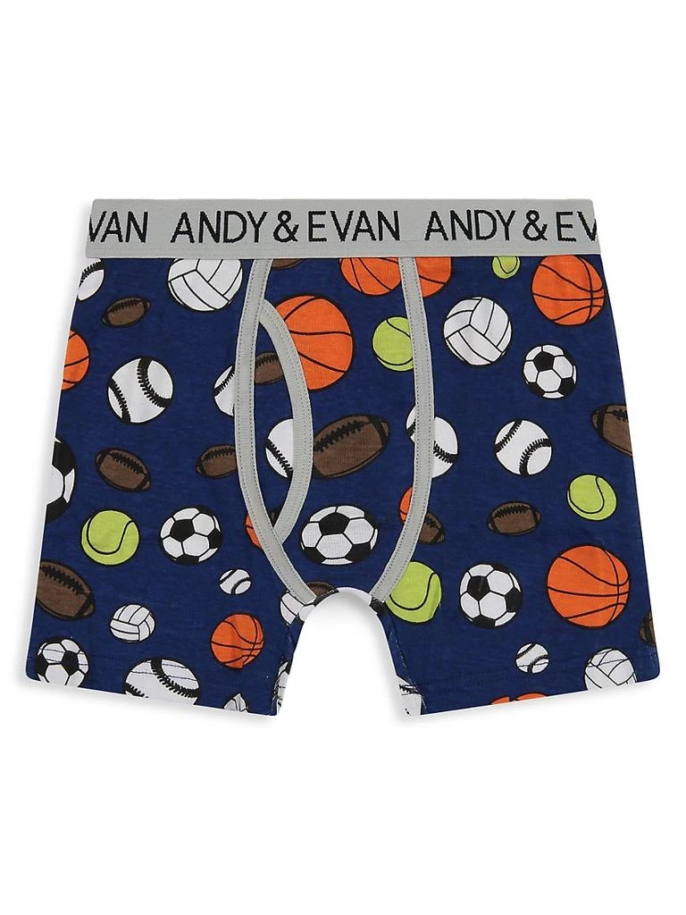 商品Andy & Evan|Little Boy's &amp; Boy's 5-Pack Boxer Briefs,价格¥225,第4张图片详细描述