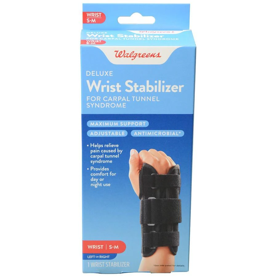 商品Walgreens|Deluxe Wrist Stabilizer Small/Medium,价格¥208,第1张图片