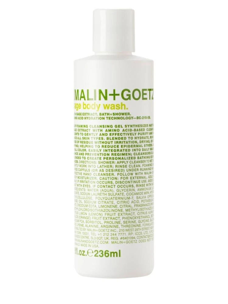 商品Malin + Goetz|Sage Body Wash/8 oz.,价格¥150,第1张图片