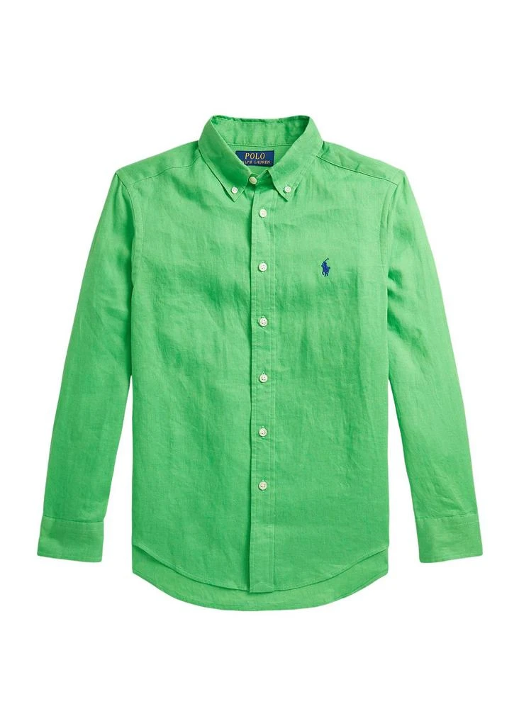 商品Ralph Lauren|Ralph Lauren Kids Logo Embroidered Long Sleeved Shirt,价格¥772,第1张图片