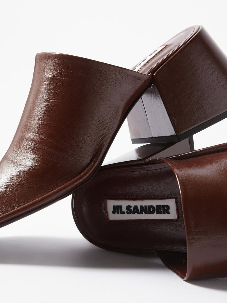 Nikki square-toe leather mules商品第6张图片规格展示