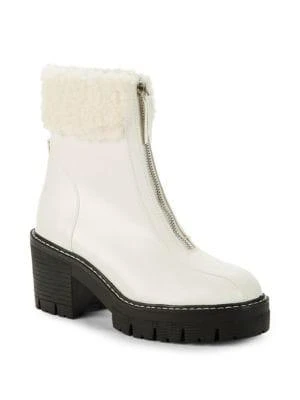 商品Charles David|Faux Fur-Trim Booties,价格¥214,第2张图片详细描述