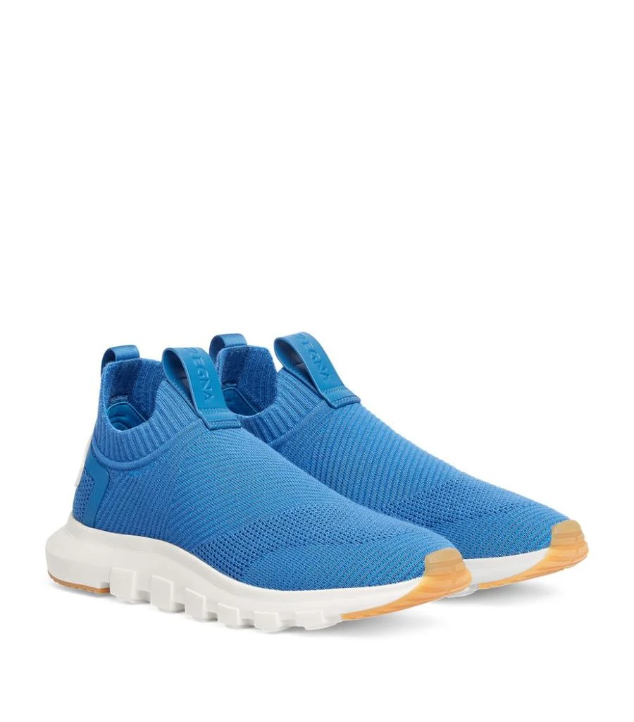 商品Zegna|Techmerino Wool Slip-On Sneakers,价格¥4183,第2张图片详细描述