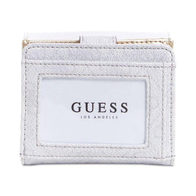 商品GUESS|Sibyl Signature Card Wallet,价格¥208,第3张图片详细描述