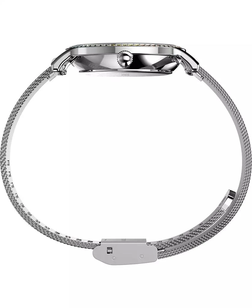商品Timex|Women's Analog Silver-Tone Stainless Steel Watch, 31mm,价格¥887,第2张图片详细描述