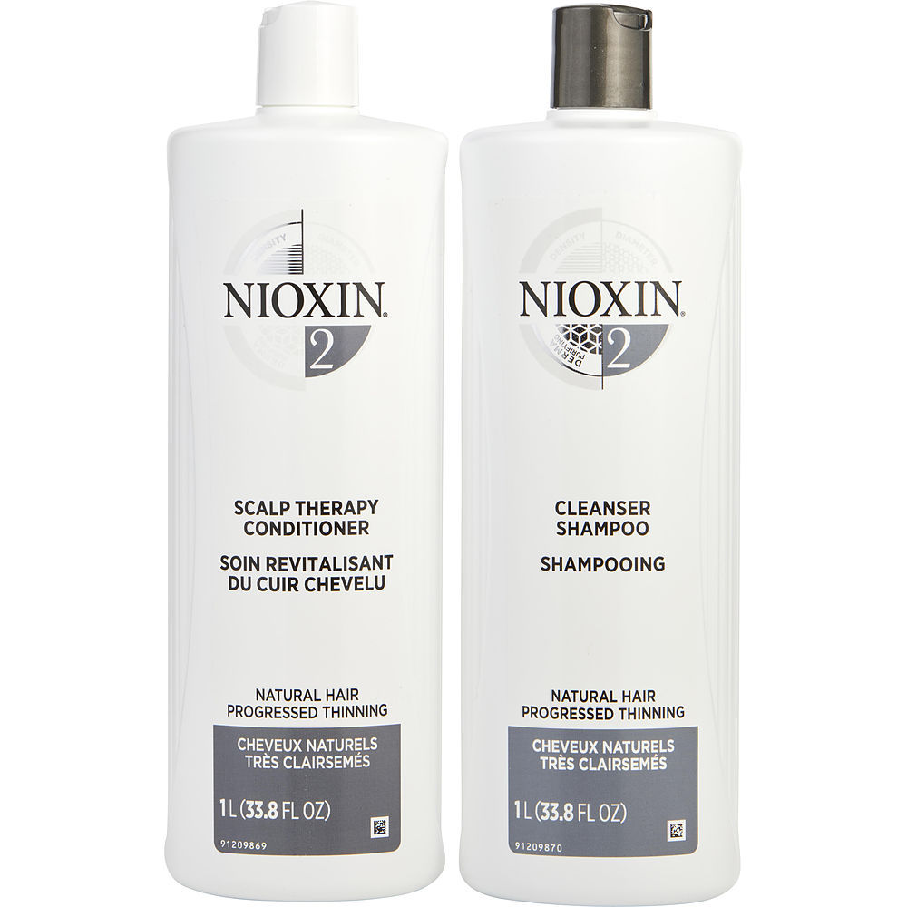 商品NIOXIN|丽康丝 洁净系统2护发套装（洗发露1l+护发素1l） 1套 适合严重脱发油性细软发质人群使用,价格¥312,第1张图片