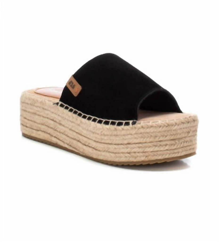 商品Xti|Women's Flat Sandals In Black,价格¥606,第2张图片详细描述