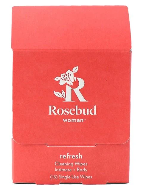 商品Rosebud Woman|Refresh Intimate Cleansing Wipes,价格¥173,第2张图片详细描述