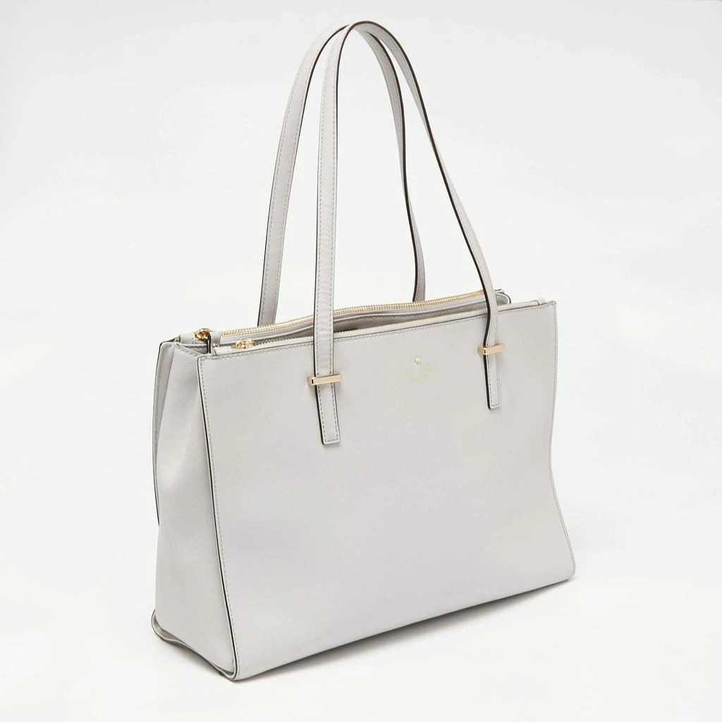 商品[二手商品] Kate Spade|Kate Spade Grey Leather Cedar Street Jensen Tote,价格¥1098,第3张图片详细描述
