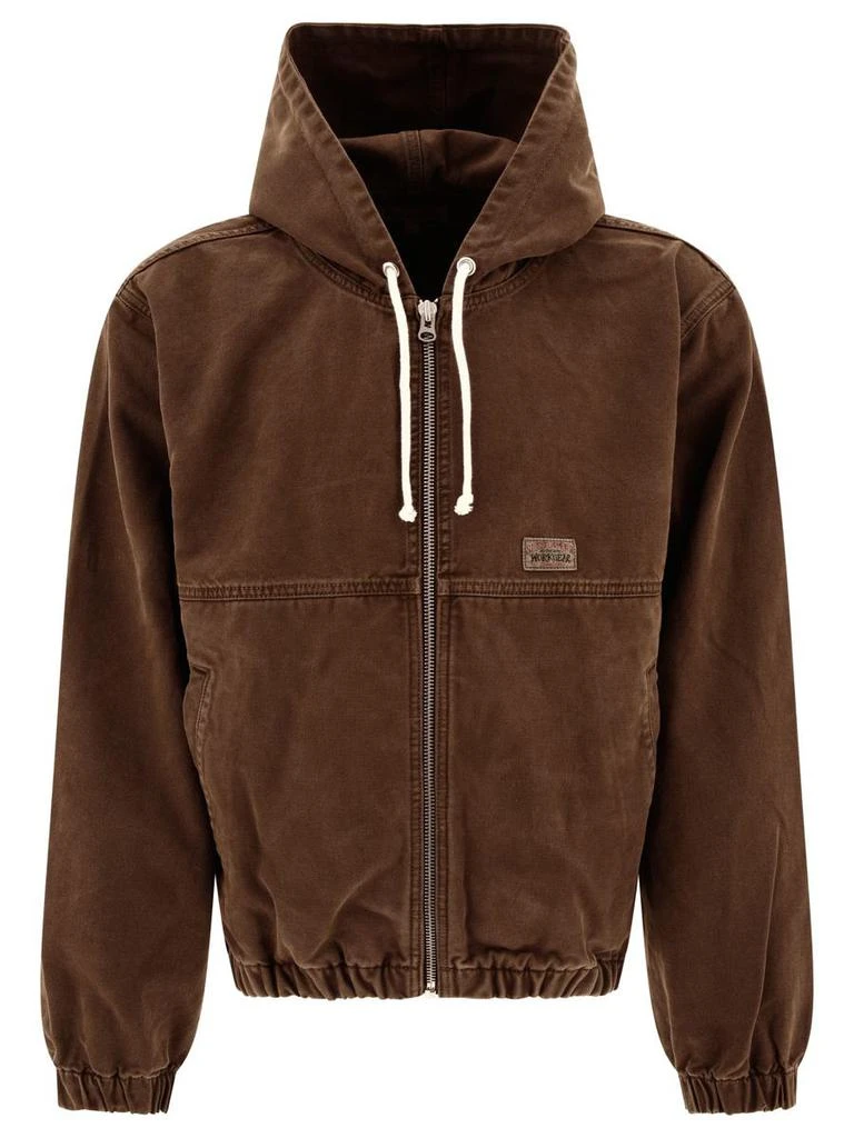 商品STUSSY|STÜSSY Work jacket in unlined canvas,价格¥1966,第1张图片