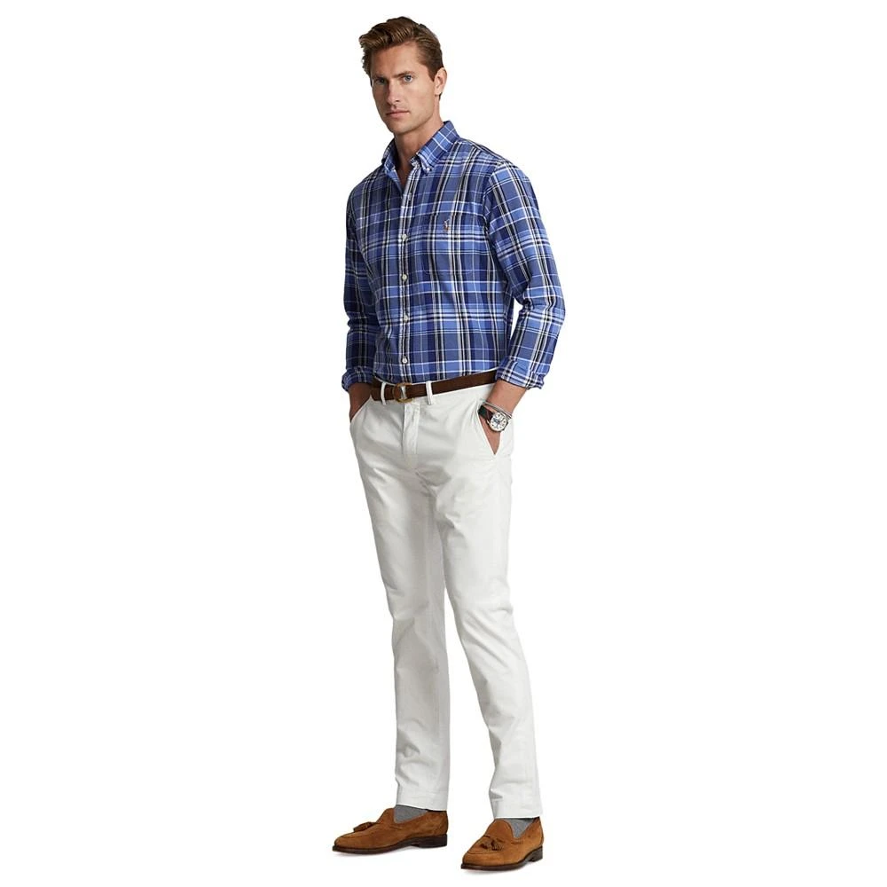 商品Ralph Lauren|Men's Classic-Fit Plaid Oxford Shirt,价格¥375,第4张图片详细描述
