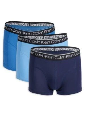 商品Calvin Klein|3-Pack Assorted Logo Boxer Trunks,价格¥162,第1张图片