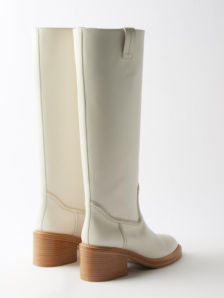 商品Chloé|Mallo knee-high leather boots,价格¥9508,第6张图片详细描述