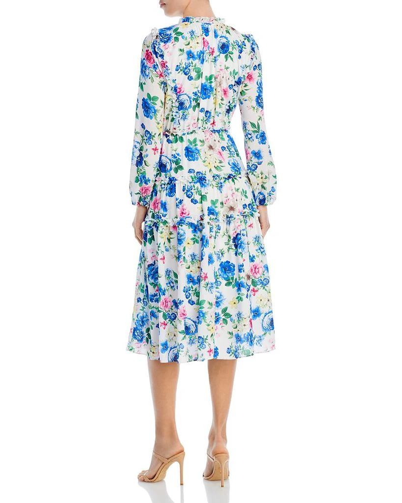 Ruffle Trim Floral Print Dress 商品