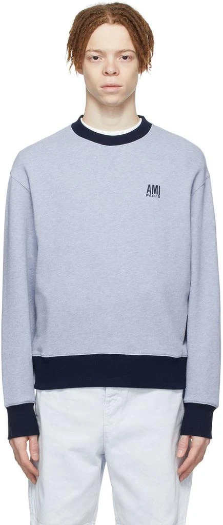 商品AMI|Blue Paris Sweatshirt,价格¥1979,第1张图片