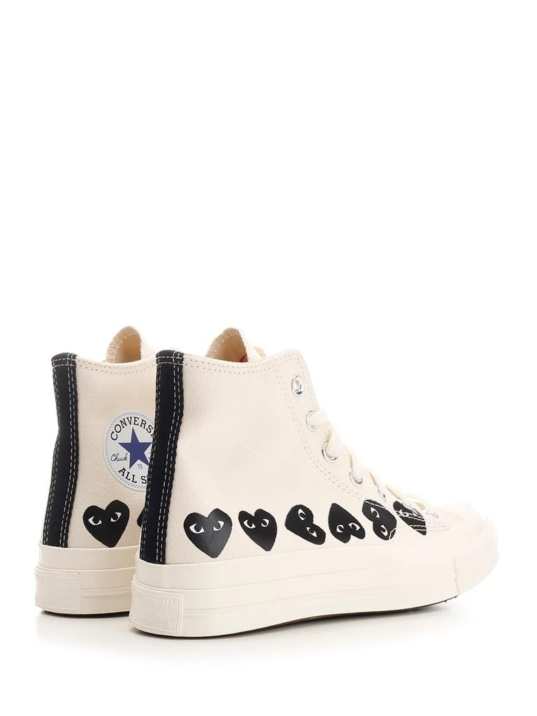 商品Comme des Garcons|Ivory chuck Taylor High Top Sneakers,价格¥1393,第3张图片详细描述