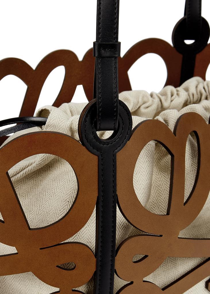 商品Loewe|Anagram cut-out leather tote,价格¥14175,第5张图片详细描述