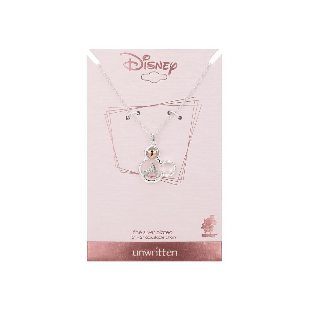 商品Disney|米奇字母水钻项链, 16"+ 2" extender,价格¥117,第5张图片详细描述