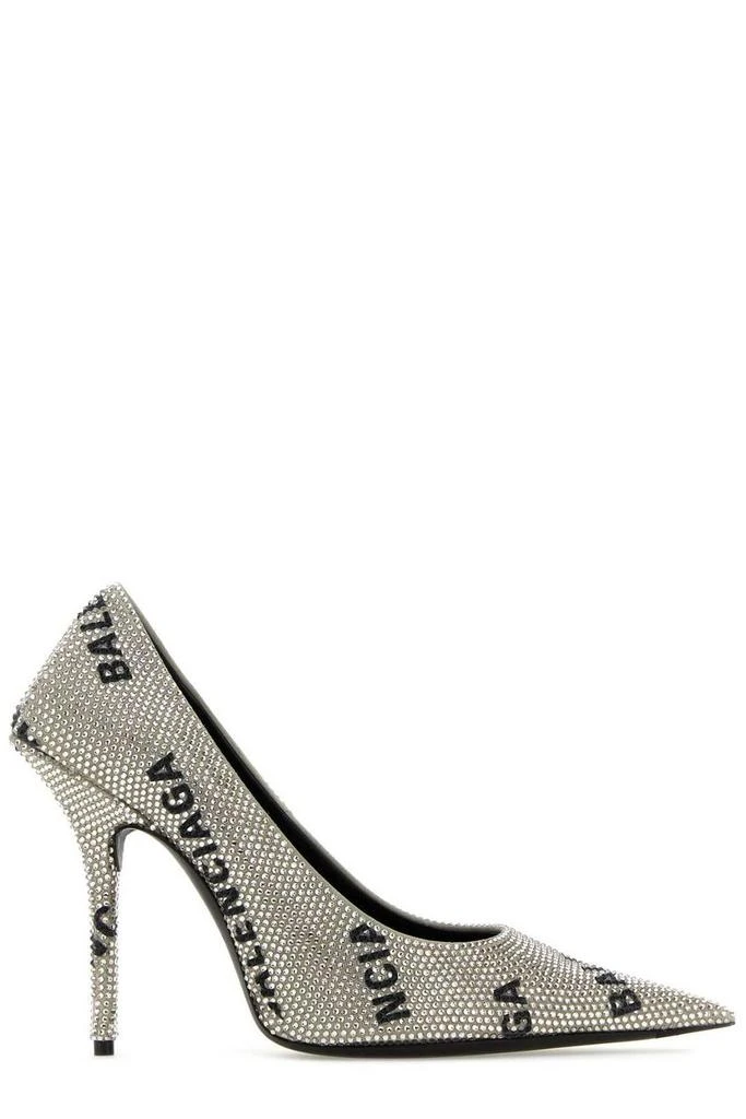 商品Balenciaga|Balenciaga Rhinestones Embellished Pointed-Toe Pumps,价格¥9450,第1张图片