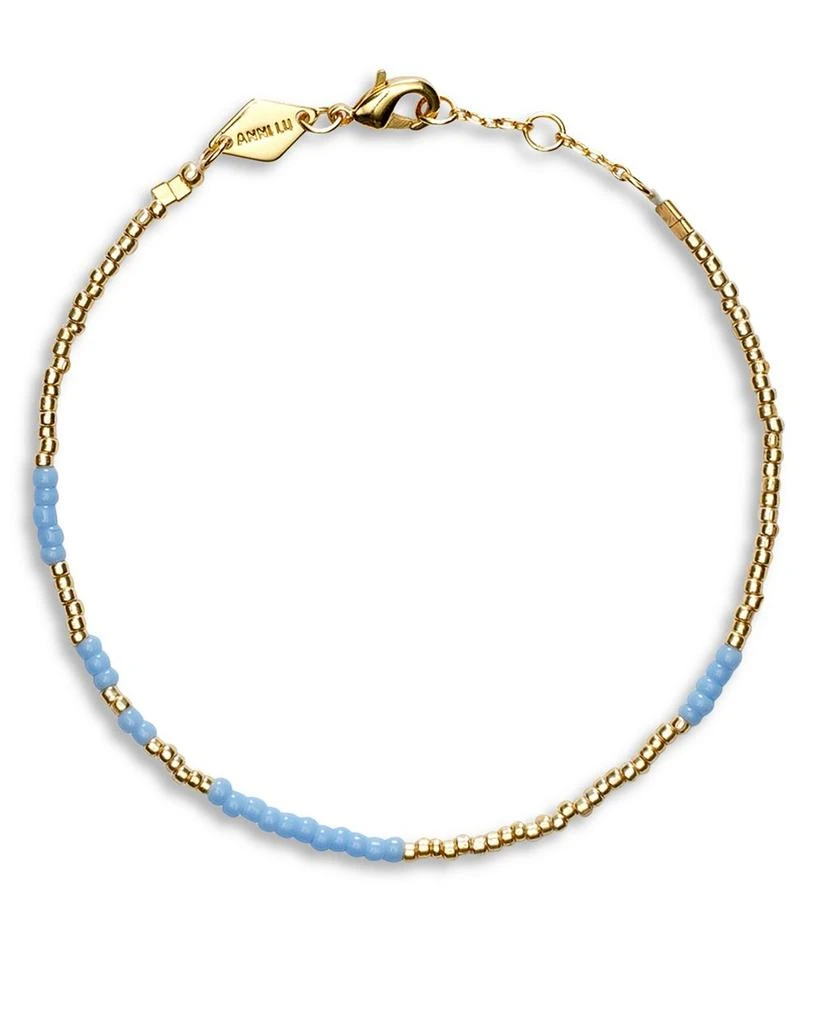 商品Anni Lu|Asym Beaded Bracelet in 18K Gold Plated,价格¥412,第1张图片详细描述