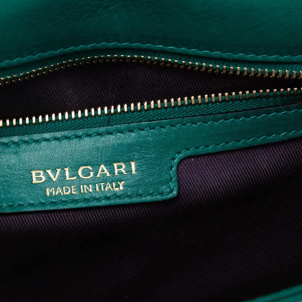 Bvlgari Green Leather Small Serpenti Forever Shoulder Bag 商品