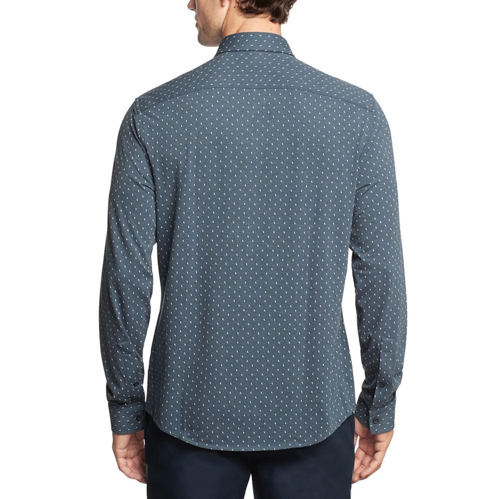 商品Michael Kors|Men's Fine Gauge Knit Slim Fit Untucked Dress Shirt,价格¥636,第4张图片详细描述