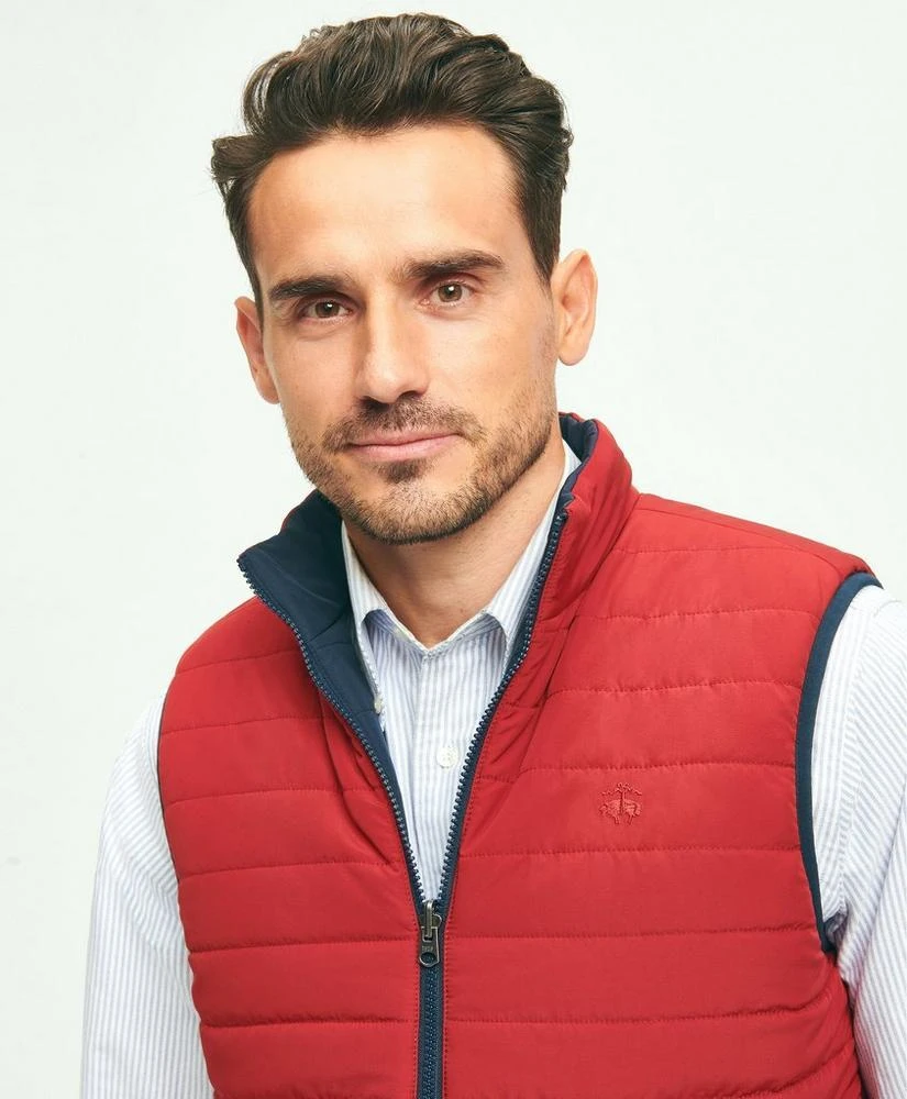 商品Brooks Brothers|Reversible Puffer Vest,价格¥569,第2张图片详细描述