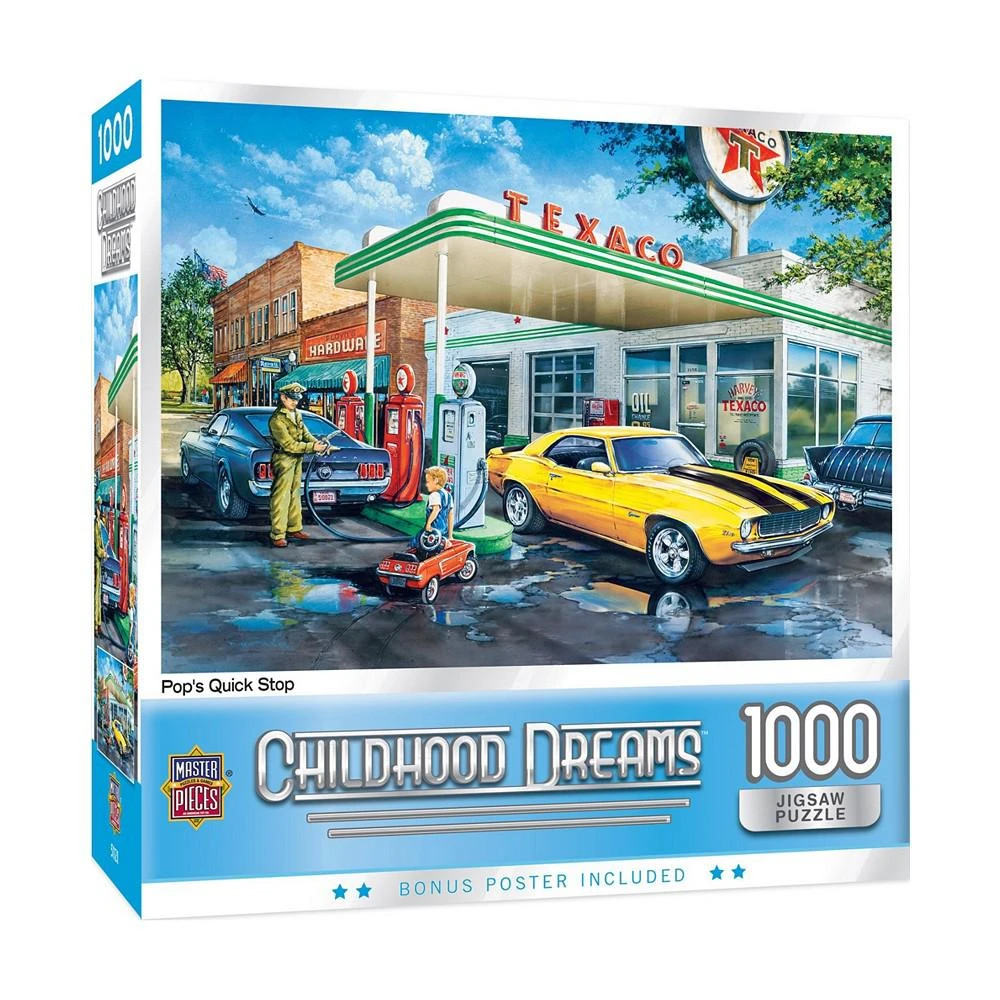 商品MasterPieces Puzzles|Childhood Dreams - Pop's Quick Stop 1000 Piece Puzzle,价格¥164,第1张图片