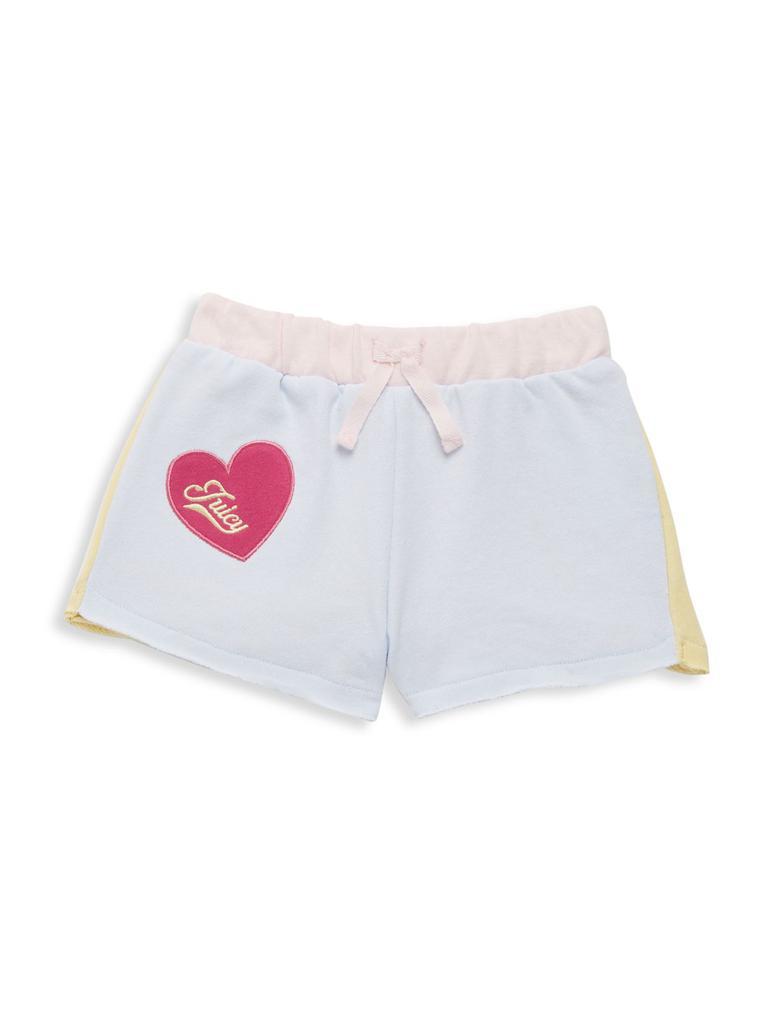 商品Juicy Couture|Little Girl’s 2-Piece Colorblock Tee & Shorts Set,价格¥183,第5张图片详细描述